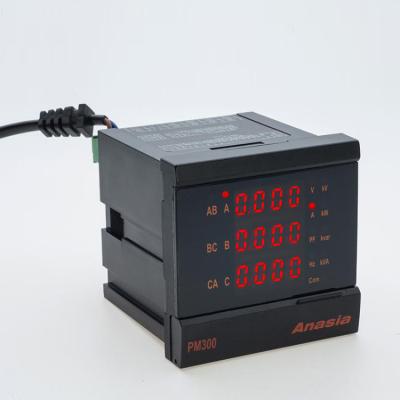 China Hot Selling Three Phase Digital Display Voltmeter Led Display Multi Function Digital Panel Meter Em 300U-3 for sale