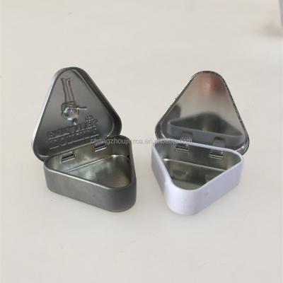 China Recycled Materials Direct Factory Sale Triangle Tin Box For Packaging Supplier for sale