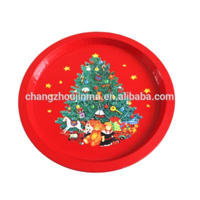 China Gift & Craft factory direct selling noble and black multifunctional tin tray for standing for sale