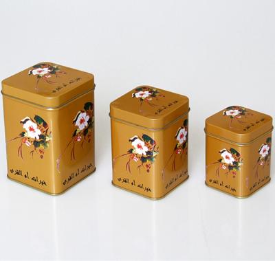 China Saving money or other things one suit tin box tea cans with good sealing for different sizes for sale