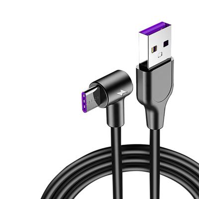 China Fast Type C Data Transfer 2m Fast Charging Cable 5A Tie Fast Charging For Android Mobile Phone USB C Charging Wire for sale