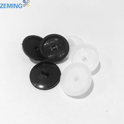 China Viable High Quality Plastic Cheap Cloth Covered Leg Button Cloth Button For Garment for sale