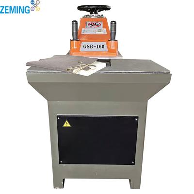 China High Efficiency Durable\Easy Installing Rocker Arm Hydraulic Press Leather Cutting Machine For Button Skin Making for sale