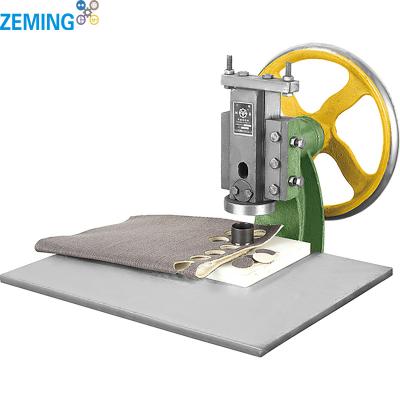 China New Arrival Factory Price Manual Button Skin Hand Wheel Cloth Cutting Machine For Button Skin for sale