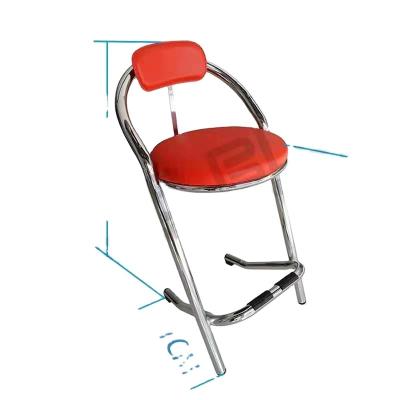 China Eco-Friendly Metal Industrial Stool Commercial Industrial Metal Frame Stool Black Cheap Antique America Lab Stool High Chair for sale