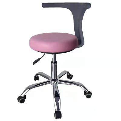 China Good Quality Modern Adjustable Dental Medical Hospital Use Dentist PU Leather Stool Stool Dentist Chair With Backrest for sale