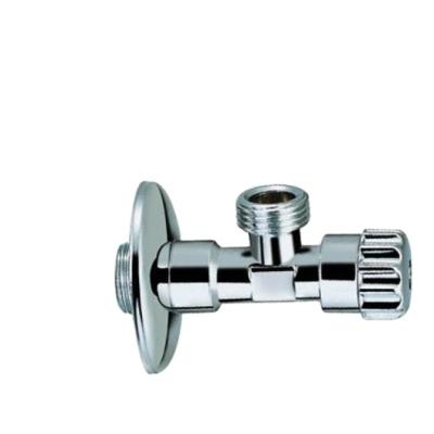 China General Sanitary Polished Chrome Plated Brass Angle Stop Valve for sale