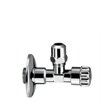 China General Sanitary Polished Chrome Plated Brass Angle Stop Valve for sale