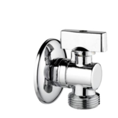 China General Polished Chrome Plated Brass Washing Machine Angle Valve for sale