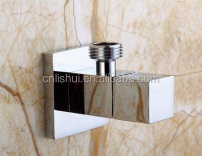 China General Ceramic Cartridge Sanitary Brass Angle Valve (Square) for sale