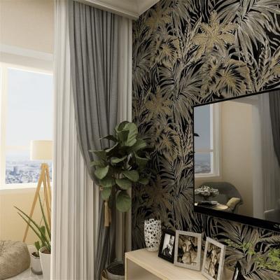 China Modern Luxury Tropical Rainforest Design Environmental Decorative Wall Papers Wallcoverings Wall Cloth China Mass Sale for sale