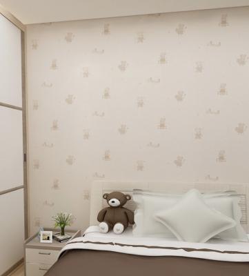 China Modern Environmental Kids Fabric Wallpaper Wallcovering Mural For Kids Bedroom Decoration for sale