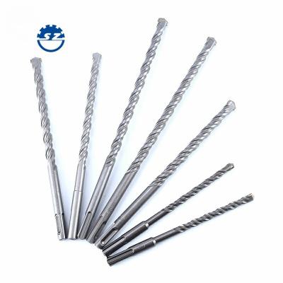 China Max Metal Drilling DIN 8039 SDS Double Groove Hammer Drill Bit For Concrete Wall Drilling for sale