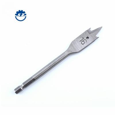 China Wood Leg High Carbon Steel Shovel Hex Drilling Flat Wood Drill Bit for sale