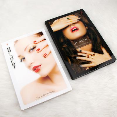 China 2022 Nail Beauty Salon New Arrival High Grade Acrylic Nail Gel Polish Color Chart Book 120 Colors Display Books for sale