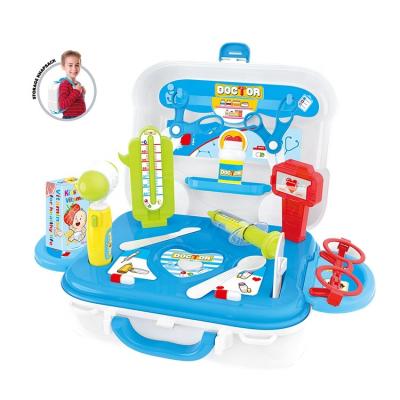 China School Bag Birthday Gift Pretend Backpack Doctor Toy Play Set For Children for sale