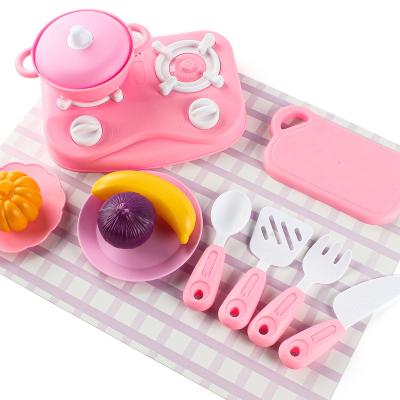 China Pretend Play Toy Set Juguetes De Cocina En Miniatura 12 PCS Funny Multifunctional Toys Mini Kids Kitchen Cooking Pretend Play Set for sale