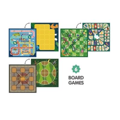 China 6 In 1 Chess Board Game Set New Design Kids Indoor Educational Interactive Toy 6 In 1 Chess Board Game Toys For Children for sale