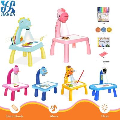 China Educational Painting Study Projector Art Painting Board Table Light Toy Painting Board Table Drawing Toy Projector Kids Painting for sale