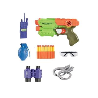 China EVA Bullet Gun Shooting Foam Hand Toy Blaster Gun Compatible with Ner Guns Foam Dart Wrist Band and Fill Soft Foam EVA Darts for sale