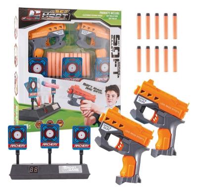 China Eva Bullet Gun Shooting Blaster Toy Guns Ner Bullets Toy Launches For Boys Soft Bullet Game Kids Shooting Game Ner F Toy Gun Set for sale