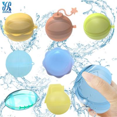 China Other Juguetes Didacticos Reusable Water Balloons Outdoor Games Cute Cartoon Boom Shape Refillable Water Balloon Collection for sale