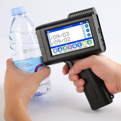 China Plastic Handheld Inkjet Code Solvent Ink Bar Code Printers Handheld Inkjet Printer for sale