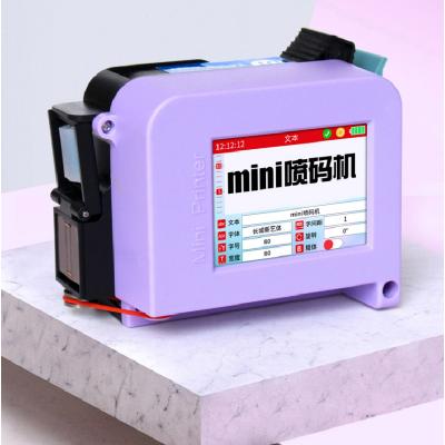 China Hotels Batch Coding Machine Expiry Date Jet Machine Thermal Handheld mini Inkjet Printer for sale