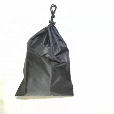 China Rope Handle Customize OEM Oxford Black Cloth Bag for sale