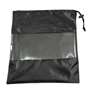 China Rope Handle Customize OEM Oxford Black Cloth Bag for sale