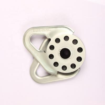 China High Quality Widely Used Plated Single Type Lifting Pulley Shackle 9T Snatch Block for sale