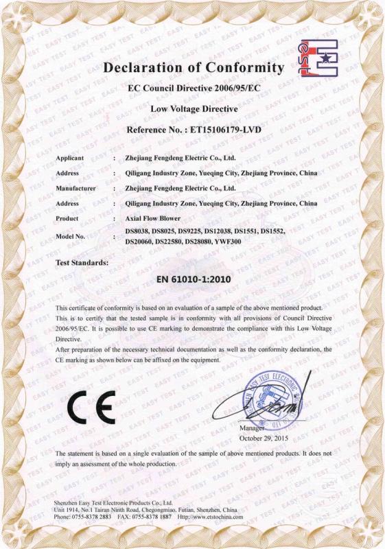 CE - Yueqing Fuji Import Export Co., Ltd.