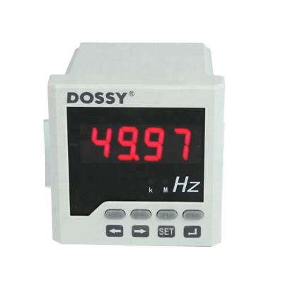 China LCD Display Electric Frequency Meter Price Single Phase Frequency Meter Panel Mount for sale