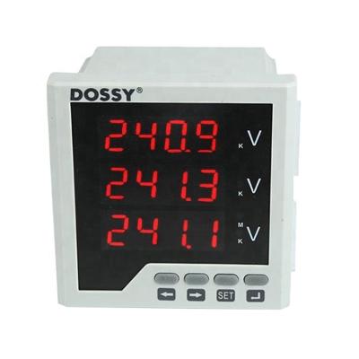 China DS5210-3U Three Phase Digital Display Meter 3 Phase Voltage Panel Meter Panel Mount for sale