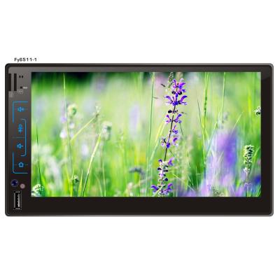 China (6511-1) Universal Grin 7in Full Capacitive Dual Din Car Player Without DVD Loader Fy6511-1 for sale