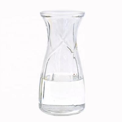 China Minimalist wholesale table top clear glass vase for flowers for sale