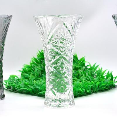 China Minimalist High Quality Unique Glass Vases Wedding Centerpiece HP-13 for sale