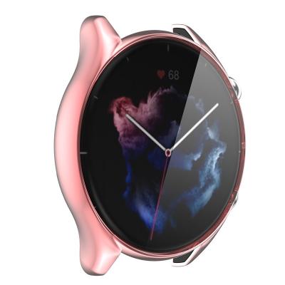 China Watch Case New TPU Full Cover Soft Electroplating Cover Watch Case For Amazfit GTR3/GTR3Pro TPU Case for sale