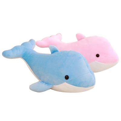 China Soft Plush Sponge Doll Sea Animal Doll Dolphin Pillow Kids Sleeping Pillow for sale