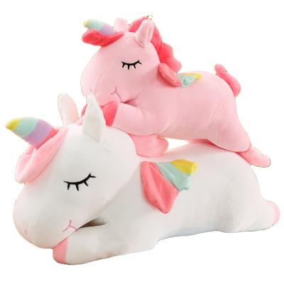 China Rainbow Cozy Creative Pony Doll Unicorn Plush Toy Unicorn Pillow Doll for sale