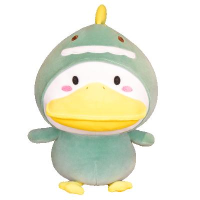 China Eco-friendly Material Wholesale Custom Cute Grass Duck in Soft Plush Doll Toy Girl Sleeping Pillow for sale