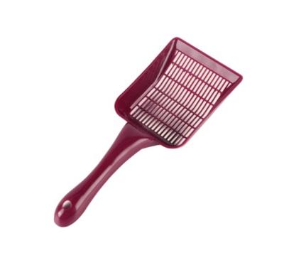 China Sustainable Long Handle Litter Scoop Pet Cleaning Tools Plastic Durable Cat Litter Scoop for sale