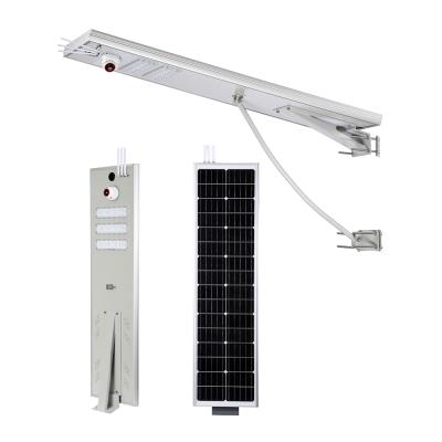 China Photosensitive Sensing + Human Body Sensing Super Waterproof Brightness IP65 50W 4G WIFI Long Life Outdoor Solar Street Light With CCTV Camera for sale