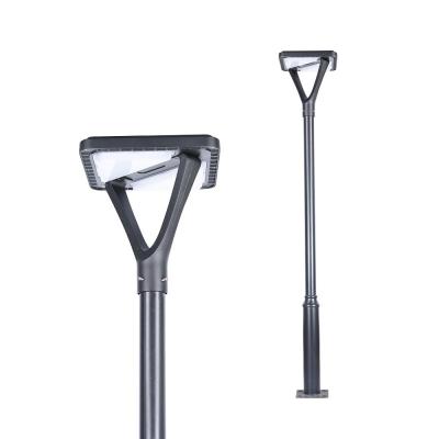 China Eco-friendly Solar Aluminum Top Light Post 20W Die Casting Lamp Yard Yard Outdoor Led Garden Lights for sale