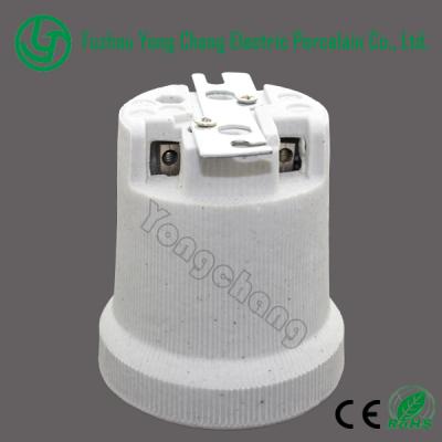 China Screw In CE Standard Waterproof Porcelain Lamp Holder E40 Fluorescent Socket for sale