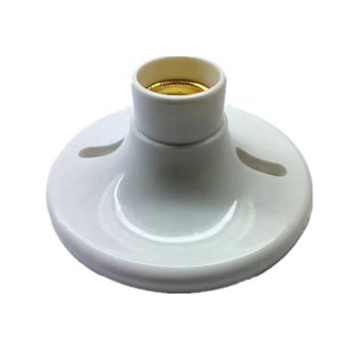 China Plastic Screw Outdoor Waterproof E27 Base Lamp Holder e27 For Led Bulb for sale