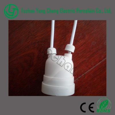 China Screw hot sale! ! ! electrica bakelite plastic sockets e27 lamp holder for sale