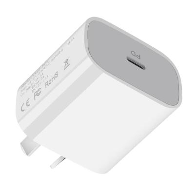 China 20W USB-C Power High Speed ​​Adapter For Apple Samsung Adapter 20W EU USA Pd3.0 Charging Power Adapter Wall Charger ASAP for sale