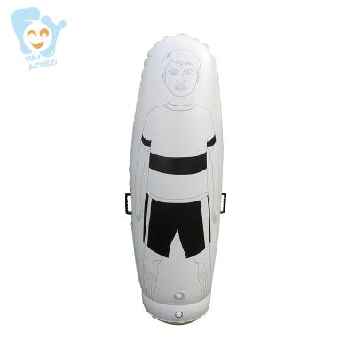 China Top Valve Need Inflate 1.6m Inflatable Air Child Soccer Goalkeeper Training Air Dummy Defender Defender Wall Football Training Dummy for sale