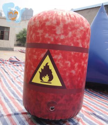 China High Durable 60cmx80cm Archery Indoor Outdoor Shooting Game Inflatable Oil Barrel Bunker for sale